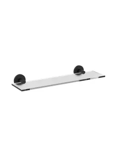 Полка для ванной Zerix Delux M1307A ZX4645 Black стекло
