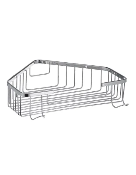 Полиця для ванної Zerix LR335 LL1451 кутова, з гачками