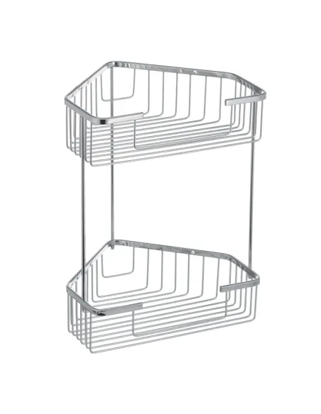 Полиця для ванної Zerix LR335-1 LL1452 кутова, подвійна
