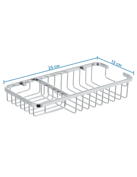 Полиця для ванної Zerix LR337 LL1455 з мильницею