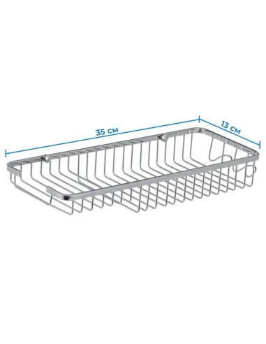 Полиця для ванної Zerix LR338 LL1456 з мильницею