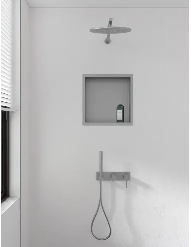 Полка ниша для ванной Mixxus Premium NICHE-0101 MI6677 нержавеющая сталь