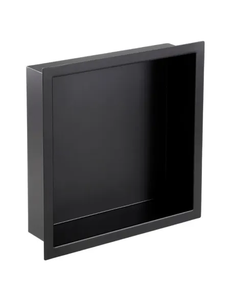 Полка ниша для ванной Mixxus Premium NICHE-0101 MI6678 Black нержавеющая сталь, черная