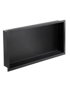 Полка ниша для ванной Mixxus Premium NICHE-0102 MI6680 Black нержавеющая сталь