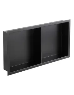 Полка ниша для ванной Mixxus Premium NICHE-0103 MI6682 Black нержавеющая сталь