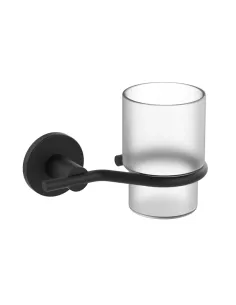 Стакан для ванной комнаты Zerix Delux M1306A ZX4647 Black стекло