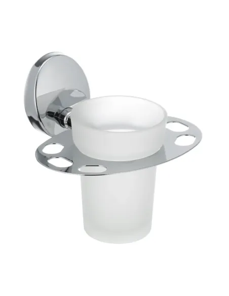 Стакан для ванной комнаты Zerix LR3306-1 LL1434 с держателем для зубных щеток