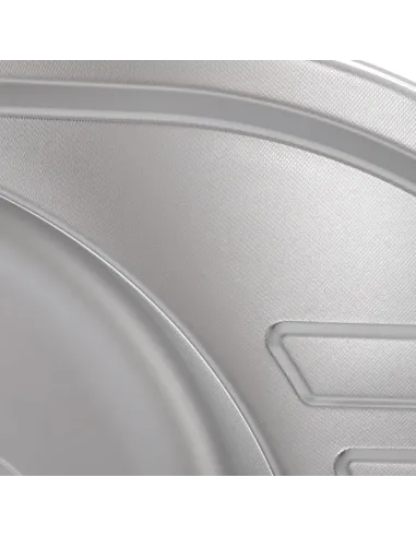 Мойка для кухни круглая Haiba Decor 570x450x180 мм из нержавеющей стали