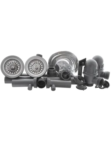 Мойка для кухни прямоугольная Haiba Armonia Decor 780x500x180 мм из нержавеющей стали, с двумя чашами