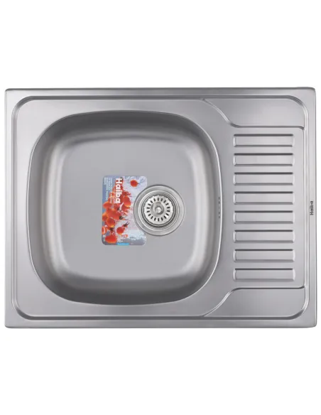 Мойка для кухни прямоугольная Haiba Decor 650x500x180 мм из нержавеющей стали