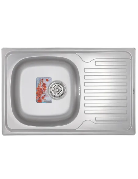 Мойка для кухни прямоугольная Haiba Decor 780x500x180 мм из нержавеющей стали