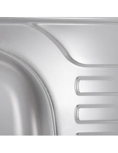 Мийка прямокутна для кухні Haiba Satin 650x500x180 мм з нержавіючої сталі