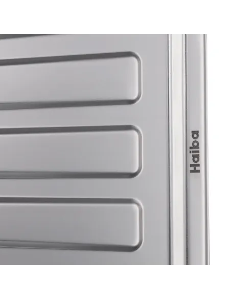 Мийка прямокутна для кухні Haiba Satin 740x480x180 мм з нержавіючої сталі Мийка прямокутна для кухні Haiba Satin 740x480x180 мм з нержавіючої сталі