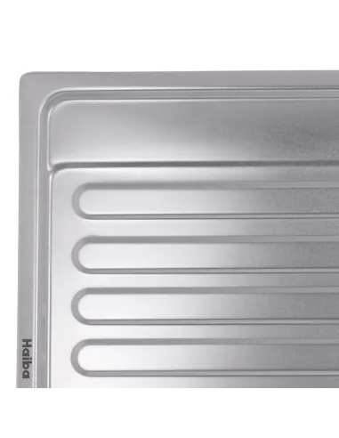 Мийка для кухні прямокутна Haiba Satin 780x430x180 мм з нержавіючої сталі