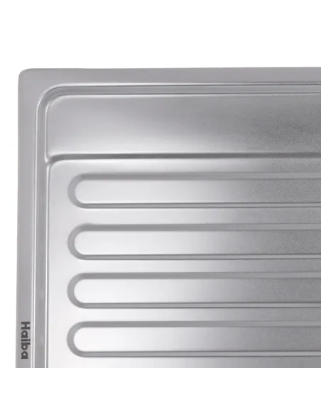 Мойка для кухни прямоугольная Haiba Satin 780x430x180 мм из нержавеющей стали