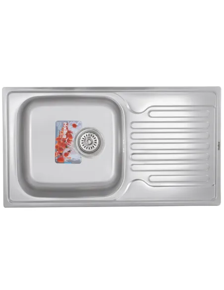 Мойка для кухни прямоугольная Haiba Satin 780x500x180 мм из нержавеющей стали