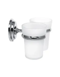 Стакан для ванной комнаты Zerix LR1508 LL1410 двойной