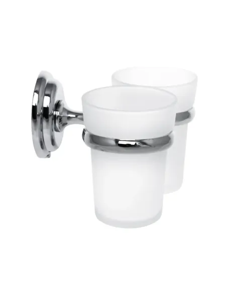 Стакан для ванной комнаты Zerix LR1508 LL1410 двойной