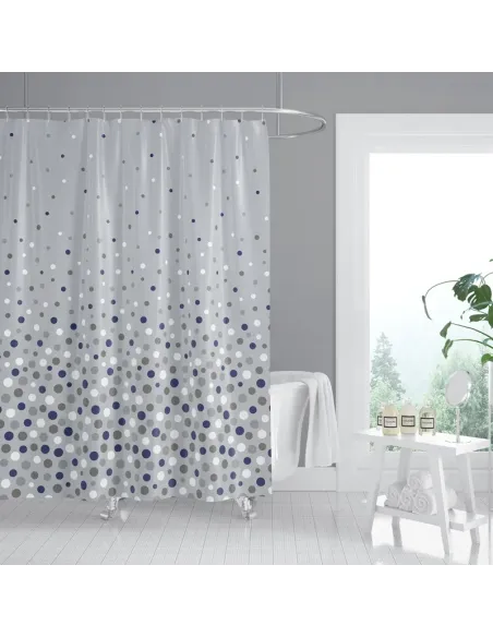 Шторка для ванной Mixxus SCT-004-180x180 AC0652, серая, 1800 х 1800 мм