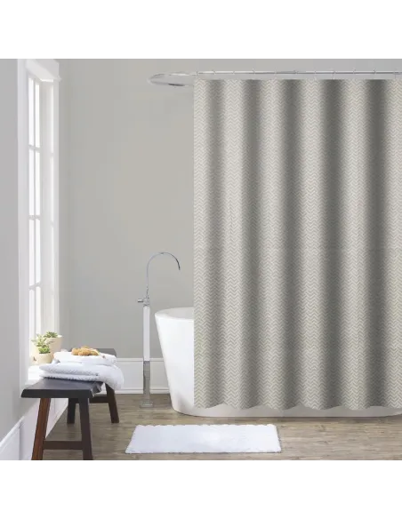 Шторка для ванной Mixxus SCT-005-180x180 AC0646, серая, 1800 х 1800 мм