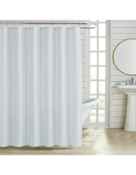 Шторка для ванной Zerix SCT-001-180x180 ZX4992, белая, 1800 х 1800 мм