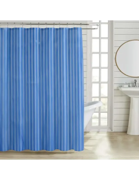 Шторка для ванной Zerix SCT-003-180x180 ZX4994, синяя, 1800 х 1800 мм