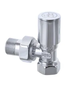 Кран для полотенцесушителя угловой Koer KR.531 - 1/2 дюйма, комплект