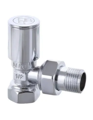 Кран для полотенцесушителя угловой Koer KR.531 - 1/2 дюйма, 1шт