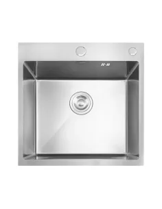 Мойка для кухни квадратная Mixxus MH5050 Nano-Silver 500х500х215 мм из нержавеющей стали