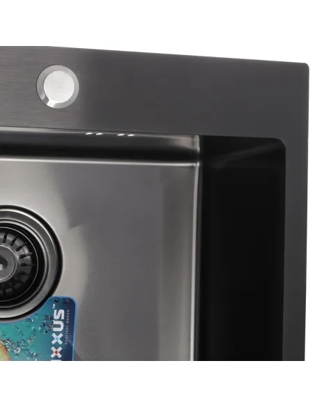 Мийка для кухні квадратна Mixxus MX5050-PVD 500х500х200 мм з нержавіючої сталі