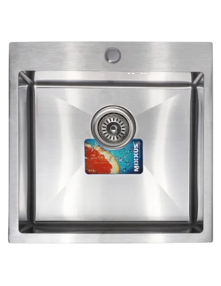 Мойка для кухни квадратная Mixxus MX5050-Satin 500x500x200/1.0 мм из нержавеющей стали