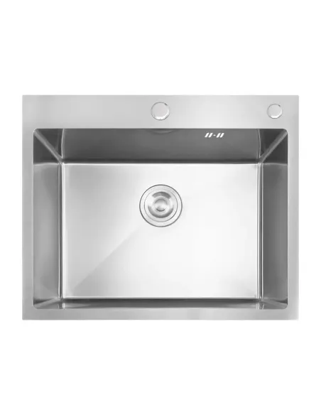 Мойка для кухни прямоугольная Mixxus MH5843 Nano-Silver 580x430x215 мм из нержавеющей стали