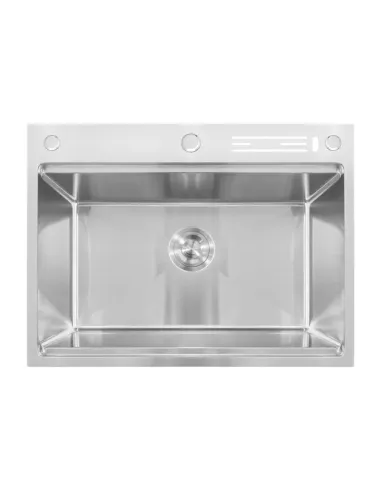 Мойка для кухни прямоугольная Mixxus MH7050-SK Nano-Black 700x500x215 мм из нержавеющей стали