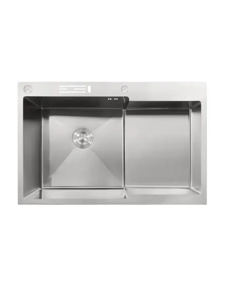 Мойка для кухни прямоугольная Mixxus MH7849L-HK Nano-Silver 780x490x215 мм из нержавеющей стали