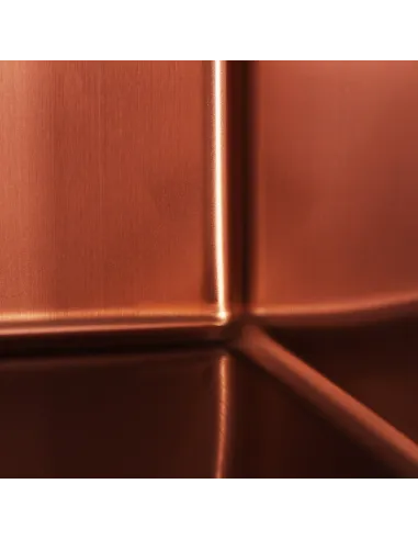 Мойка для кухни прямоугольная Mixxus MX4843-PVD-Bronze 480x430x220/1.0 мм из нержавеющей стали