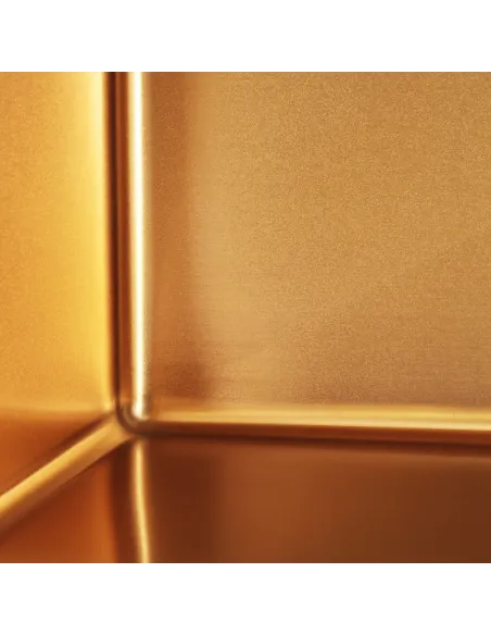 Мийка для кухні прямокутна Mixxus MX7844-PVD-Gold 780x440x200/1.2 мм з нержавіючої сталі