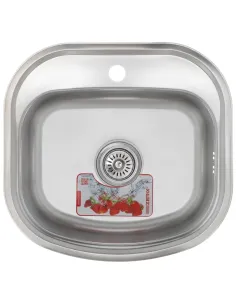 Мойка для кухни прямоугольная Zerix Z4947-08-180MD Micro Decor 490x470x180/0.8 мм из нержавеющей стали