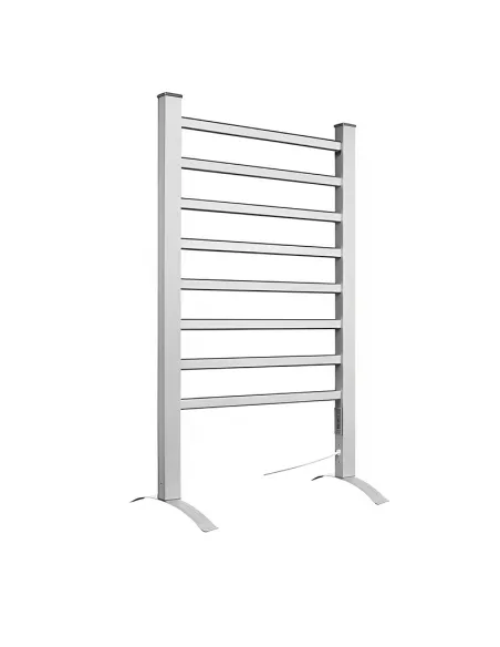 Полотенцесушитель электрический Zerix Perfect EDP-5386S-8LS, 125 Вт, 860х530 мм