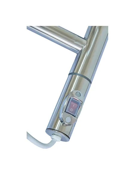 Полотенцесушитель электрический Zerix Turn EPT-6065, 70 Вт, 650х600 мм, поворотный