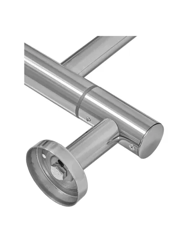 Полотенцесушитель электрический Zerix Turn EPT-6065, 70 Вт, 650х600 мм, поворотный