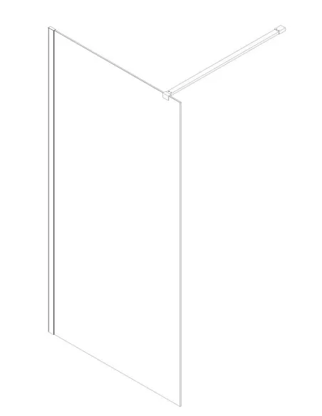 Душова перегородка Koer SR SP01-100x200-TR-01 Walk-In KR5393, 100x200 см Душова перегородка Koer SR SP01-100x200-TR-01 Walk-In KR5393, 100x200 см