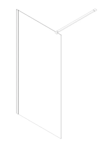 Душевая перегородка Koer SR SP01-120x200-TR-01 Walk-In KR5394, 120x200 см Душевая перегородка Koer SR SP01-120x200-TR-01 Walk-In KR5394, 120x200 см