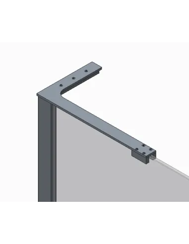 Душова перегородка Koer SR SP02-100x200-TR-01 Walk-In KR5395, 100x200 см