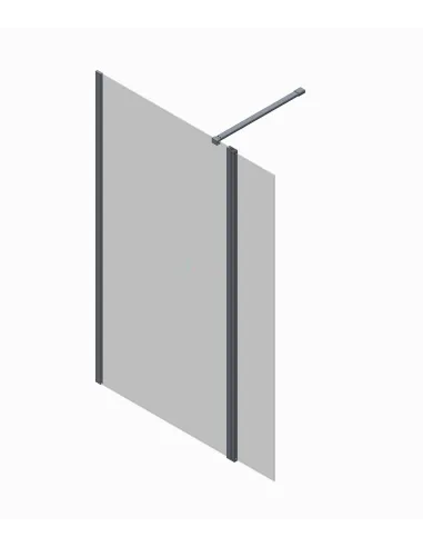 Душова перегородка Koer SR SP03-30x200-TR-01 Walk-In KR5399, 30x200 см