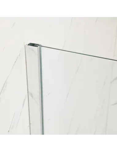 Душова перегородка Mixxus Premium FLAT SP01-90x200-TR Chrome Walk-In MI6850, 90x200 см