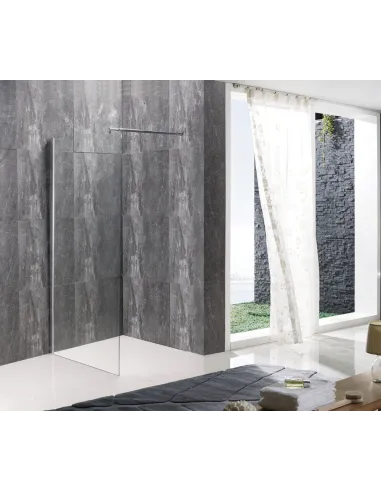 Душова перегородка Mixxus Premium FLAT SP01-90x200-TR Chrome Walk-In MI6850, 90x200 см