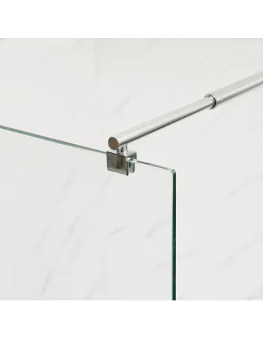 Душова перегородка Mixxus Premium FLAT SP01-90x200-TR Chrome Walk-In MI6850, 90x200 см