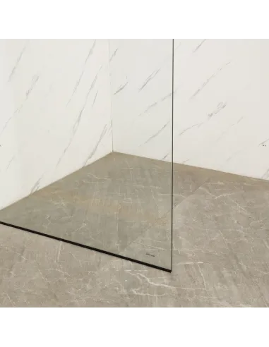 Душова перегородка Mixxus Premium FLAT SP02-140x200-TR Black Walk-In MI6858, 120x200 см