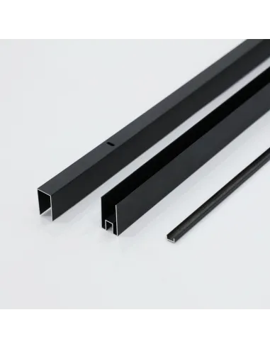 Душова перегородка Mixxus Premium FLAT SP02-140x200-TR Black Walk-In MI6858, 120x200 см