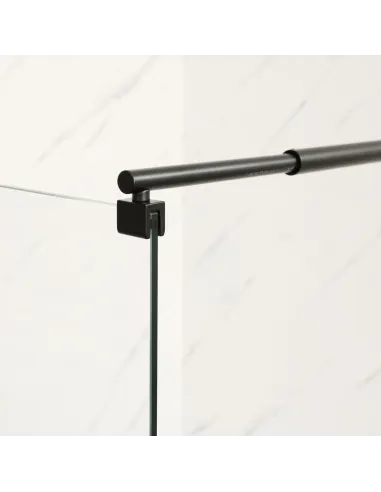 Душова перегородка Mixxus Premium FLAT SP02-140x200-TR Black Walk-In MI6858, 120x200 см